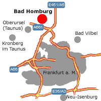 Lage Bad Homburg