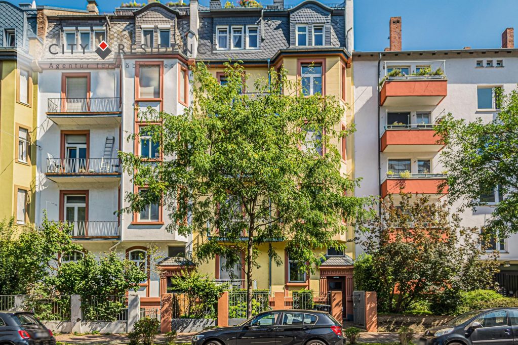 Frankfurt-Bockenheim: 3-Zi.  Wohnung, 90m², Sophienstr., 2.400, Außenansicht