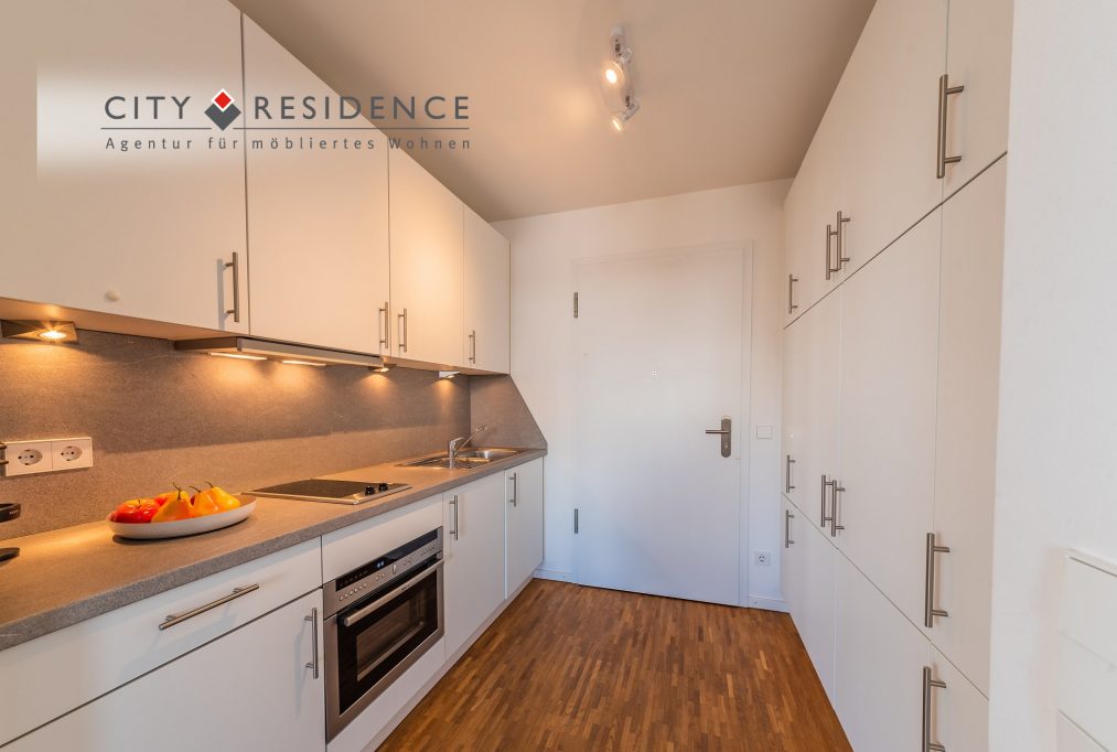 Frankfurt-Europaviertel: 1-camera(e)  Appartamento, 28m², Römischer Ring, 1,390, cucina
