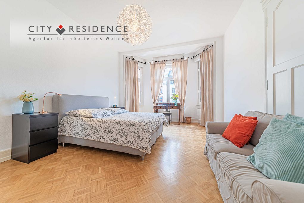 Frankfurt-Bockenheim: 3-Zi.  Wohnung, 90m², Sophienstr., 2.400, Schlafzimmer