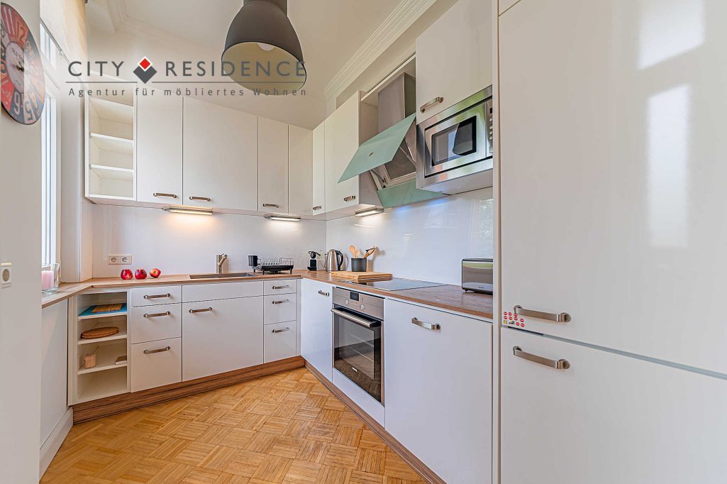 Frankfurt-Bockenheim: 3-Zi.  Wohnung, 90m², Sophienstr., 2.400, Küche
