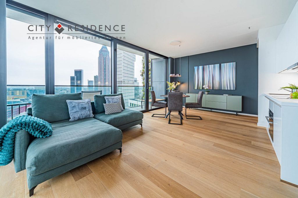 Frankfurt-Europaviertel: 2-Zi.  Wohnung, 62m&sup2;, Europaallee, 2.670, Wohnen